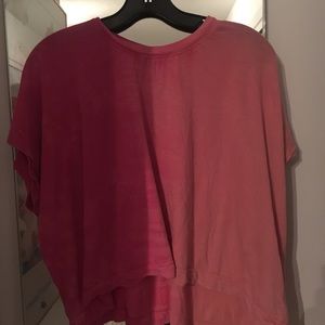Cropped/ short Anthropologie tie dye shirt